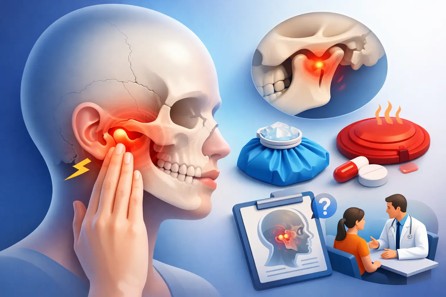 Mâchoire qui craque douleur: que faire ?