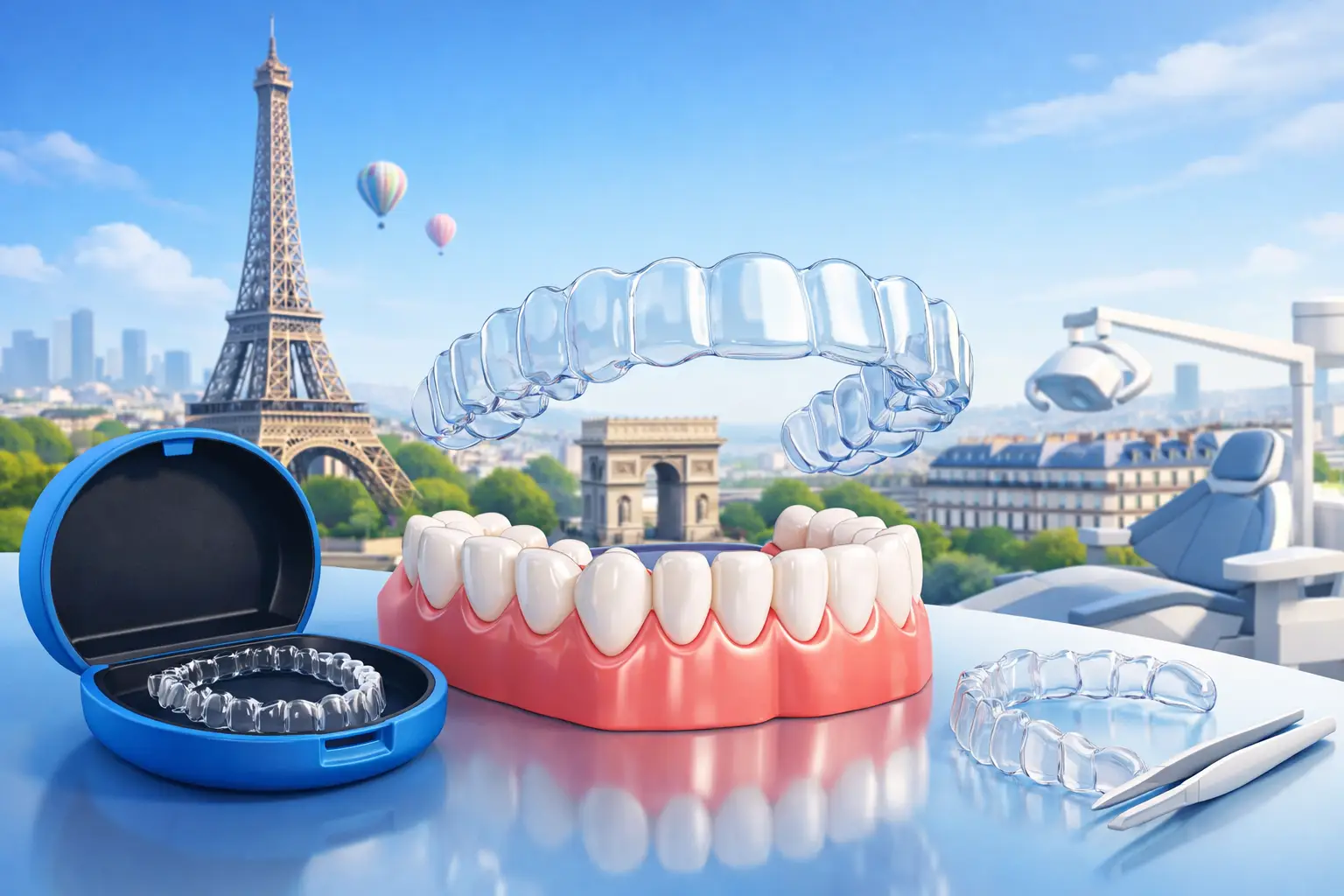 Orthodontie invisible par aligneurs à Paris