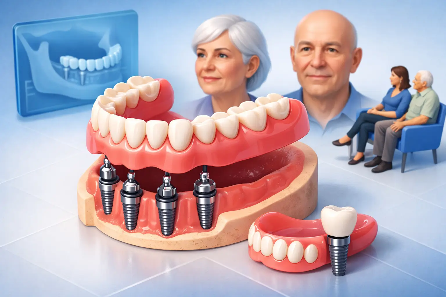 Prothèse sur implants complète : pour qui ?