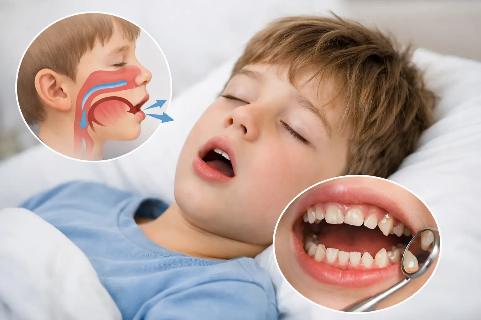 Enfant respiration buccale dents - quels risques ?