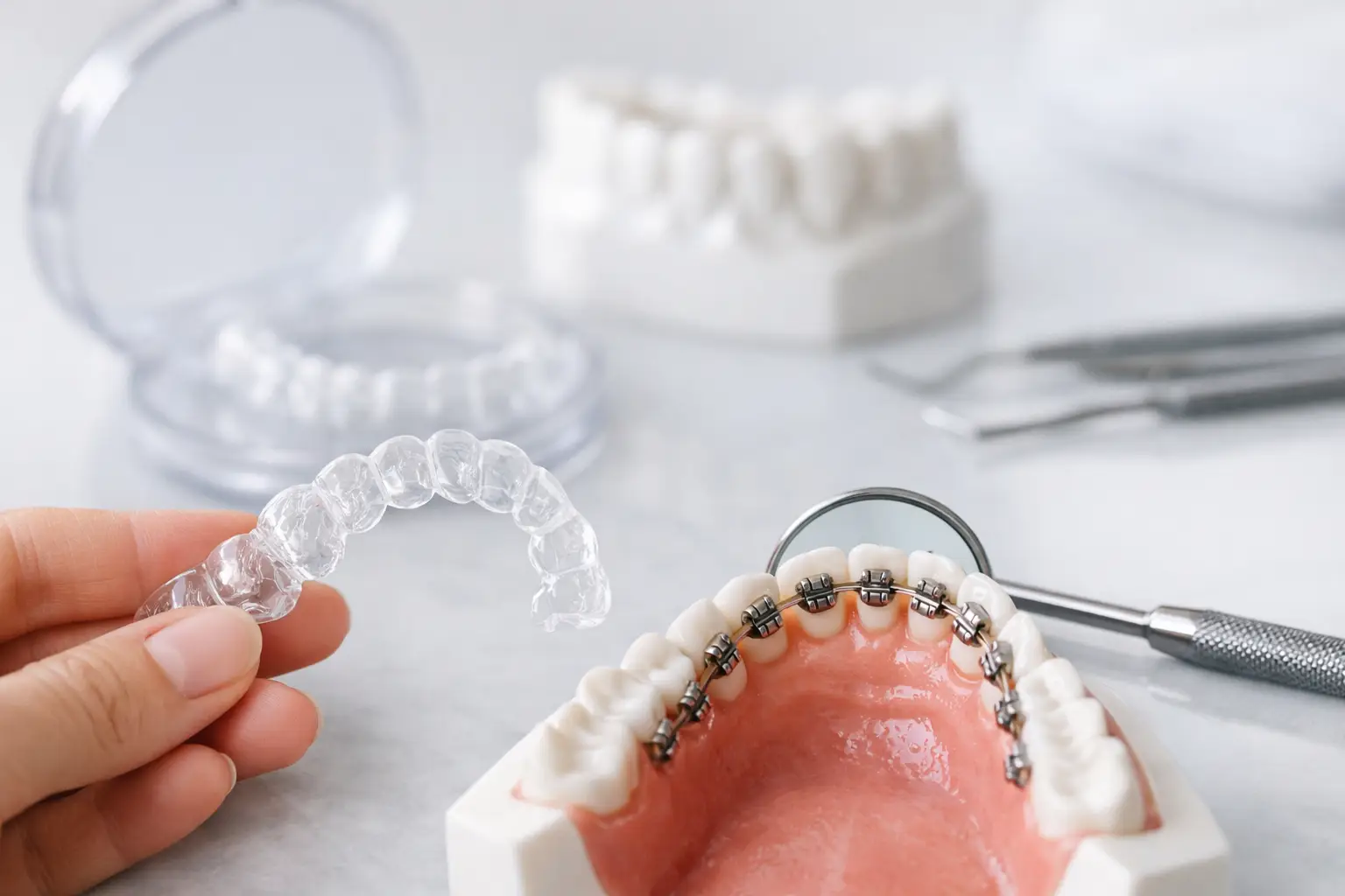Solutions discrètes pour redresser les dents