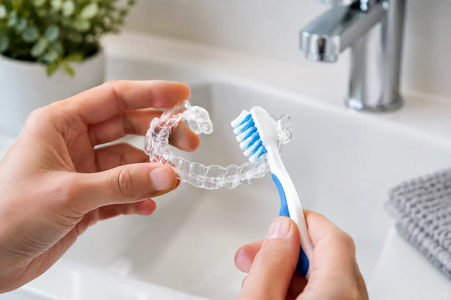 Comment nettoyer une gouttière de contention
